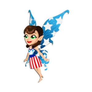 Victoria the Patriot Pixie